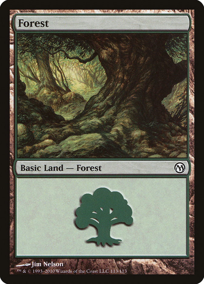 Forest (113) [Duels of the Planeswalkers] | Gate City Games LLC