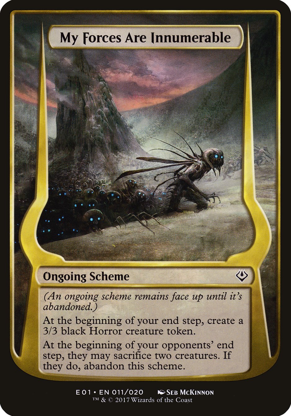 My Forces Are Innumerable (Schemes) [Archenemy: Nicol Bolas Schemes] | Gate City Games LLC