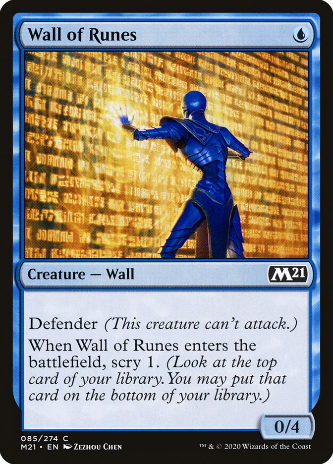 Wall of Runes [Core Set 2021] | Gate City Games LLC