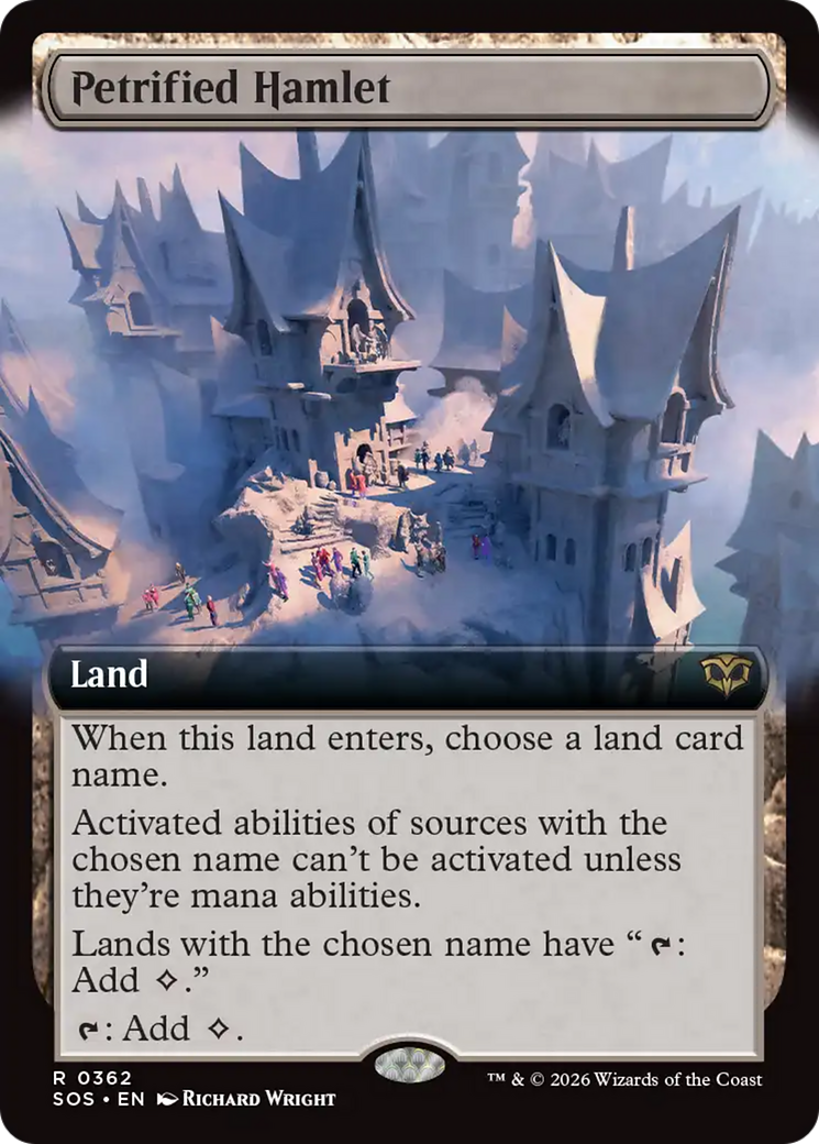 Petrified Hamlet (Extended Art) [Secrets of Strixhaven] | Gate City Games LLC