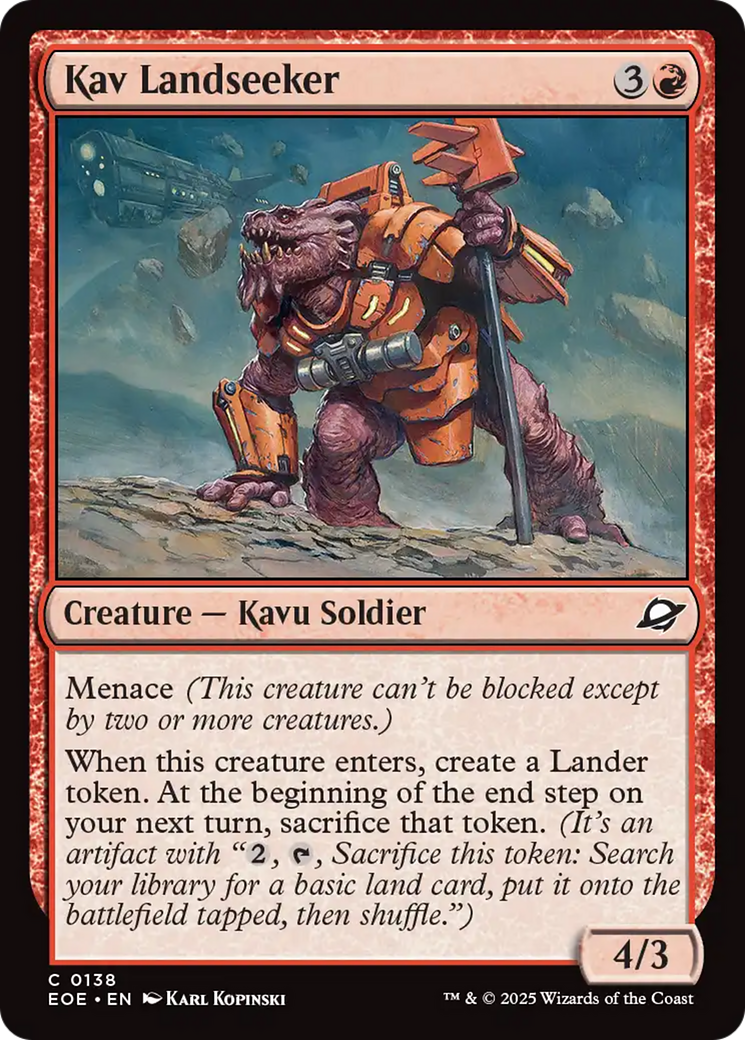Kav Landseeker [Edge of Eternities] | Gate City Games LLC