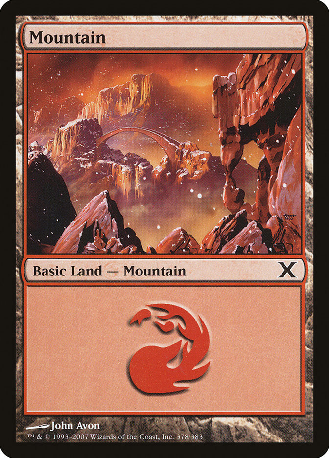 Mountain (378) [Tenth Edition] | Gate City Games LLC