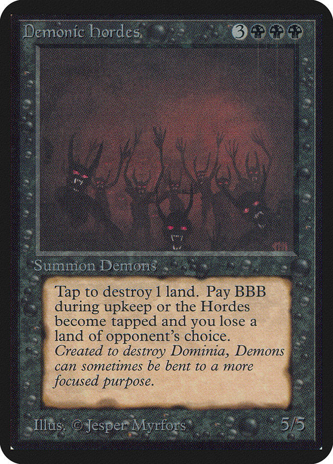 Demonic Hordes [Alpha Edition] | Gate City Games LLC