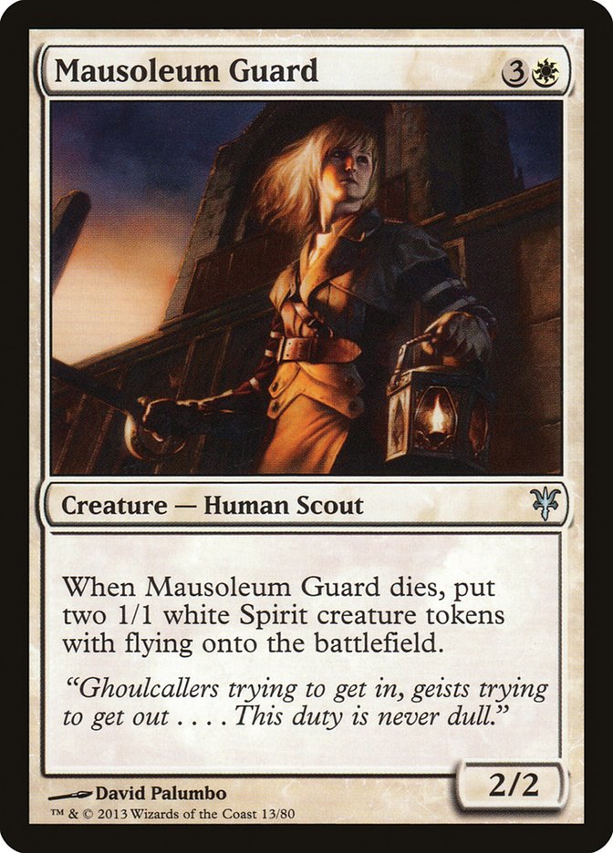 Mausoleum Guard [Duel Decks: Sorin vs. Tibalt] | Gate City Games LLC