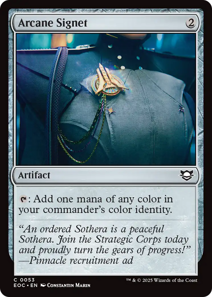 Arcane Signet [Edge of Eternities Commander] | Gate City Games LLC