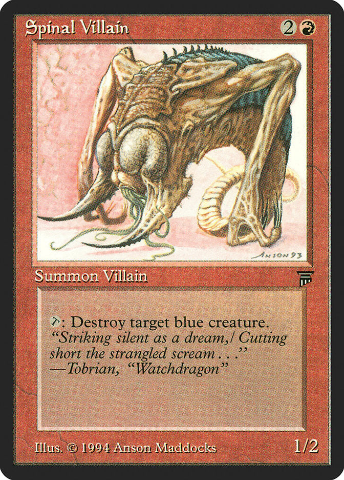 Spinal Villain [Legends] | Gate City Games LLC