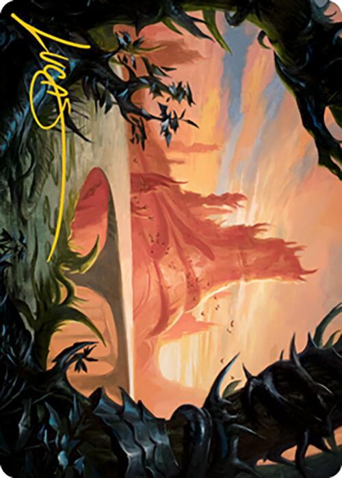 Slagwoods Bridge Art Card (Gold-Stamped Signature) [Modern Horizons 2 Art Series] | Gate City Games LLC