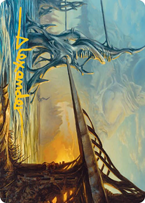 Razortide Bridge Art Card (Gold-Stamped Signature) [Modern Horizons 2 Art Series] | Gate City Games LLC