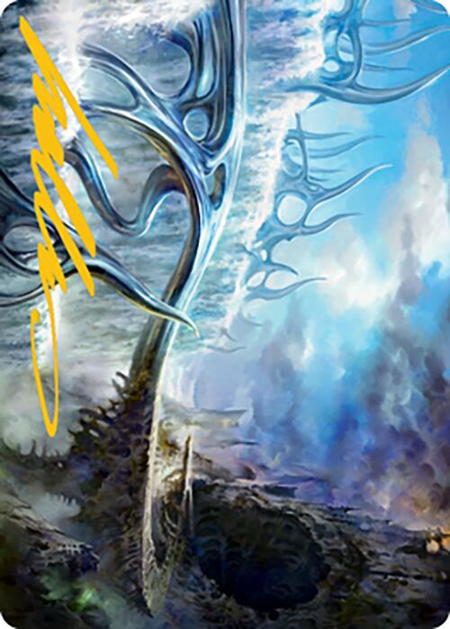 Mistvault Bridge Art Card (Gold-Stamped Signature) [Modern Horizons 2 Art Series] | Gate City Games LLC