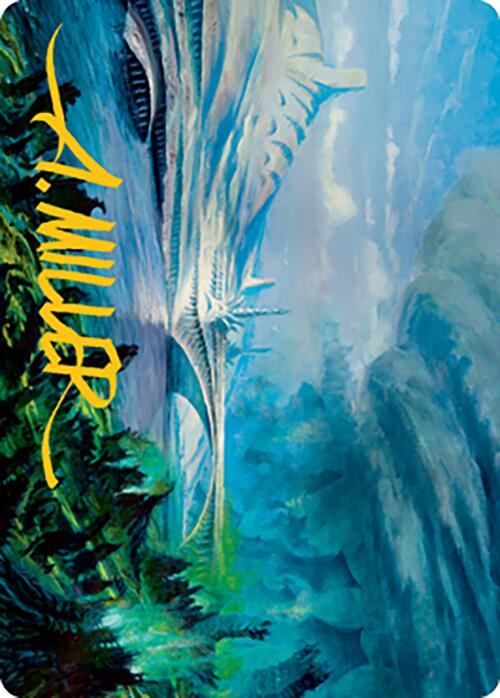 Goldmire Bridge Art Card (Gold-Stamped Signature) [Modern Horizons 2 Art Series] | Gate City Games LLC