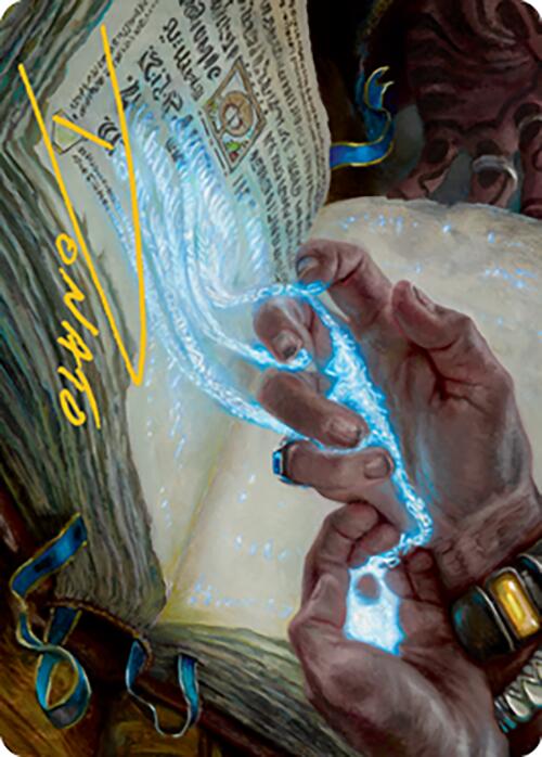 Mystic Redaction Art Card (Gold-Stamped Signature) [Modern Horizons 2 Art Series] | Gate City Games LLC