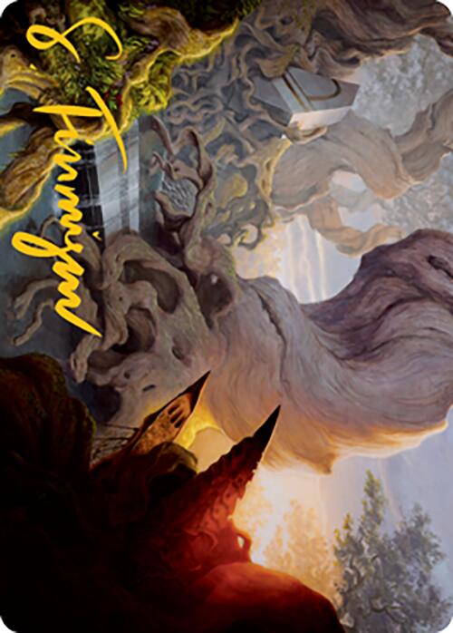 Yavimaya, Cradle of Growth Art Card (Gold-Stamped Signature) [Modern Horizons 2 Art Series] | Gate City Games LLC