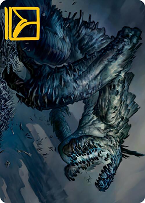 Necrogoyf Art Card (Gold-Stamped Signature) [Modern Horizons 2 Art Series] | Gate City Games LLC