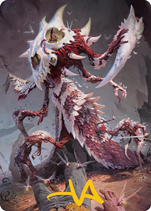 Grist, the Hunger Tide Art Card (56) (Gold-Stamped Signature) [Modern Horizons 2 Art Series] | Gate City Games LLC