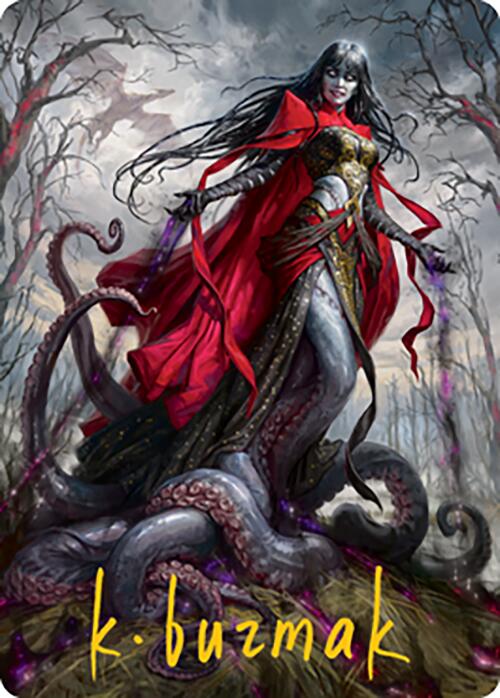 Geyadrone Dihada Art Card (54) (Gold-Stamped Signature) [Modern Horizons 2 Art Series] | Gate City Games LLC