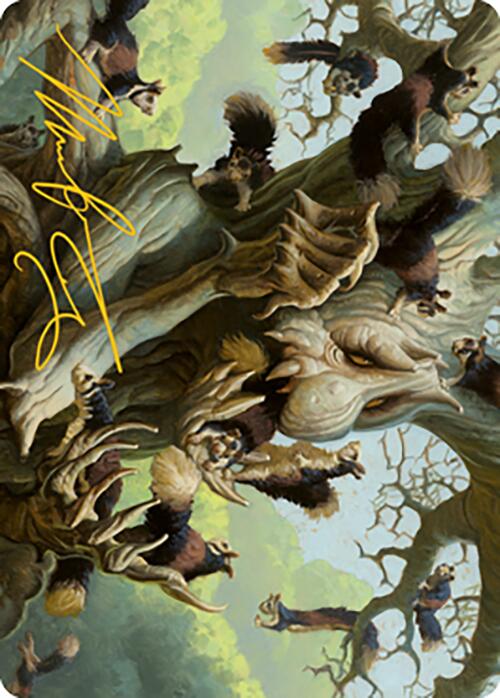 Scurry Oak Art Card (Gold-Stamped Signature) [Modern Horizons 2 Art Series] | Gate City Games LLC