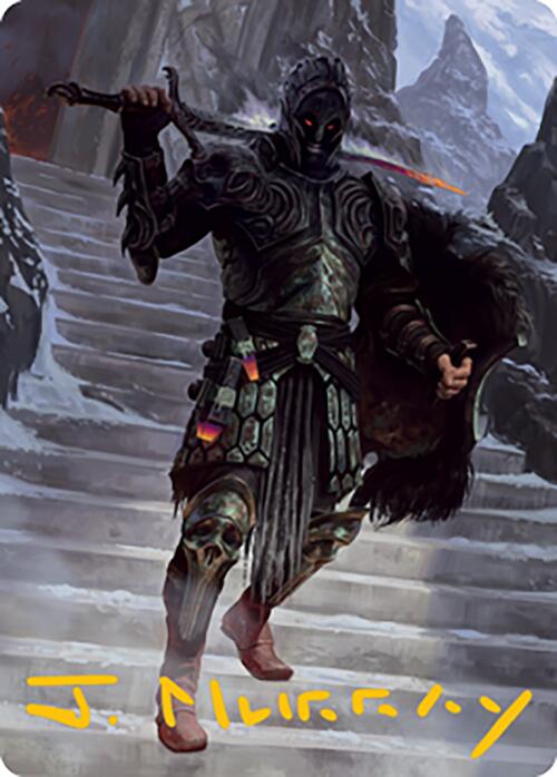 Dakkon, Shadow Slayer Art Card (49) (Gold-Stamped Signature) [Modern Horizons 2 Art Series] | Gate City Games LLC