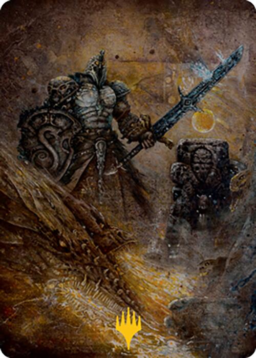 Dakkon, Shadow Slayer Art Card (48) (Gold-Stamped Signature) [Modern Horizons 2 Art Series] | Gate City Games LLC