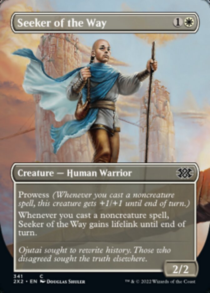 Seeker of the Way (Borderless Alternate Art) [Double Masters 2022] | Gate City Games LLC