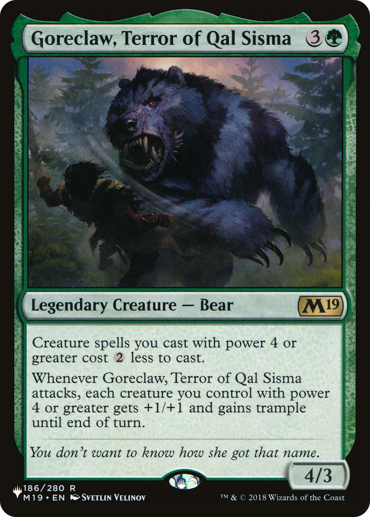 Goreclaw, Terror of Qal Sisma [The List] | Gate City Games LLC
