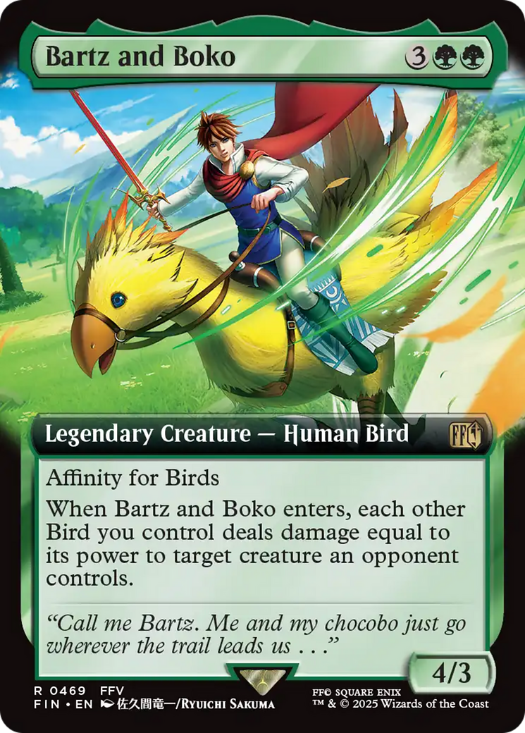 Bartz and Boko (Extended Art) [FINAL FANTASY] | Gate City Games LLC
