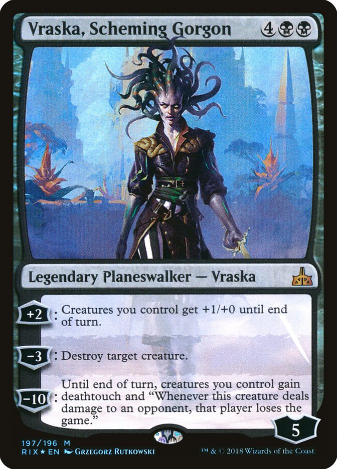 Vraska, Scheming Gorgon [Rivals of Ixalan] | Gate City Games LLC
