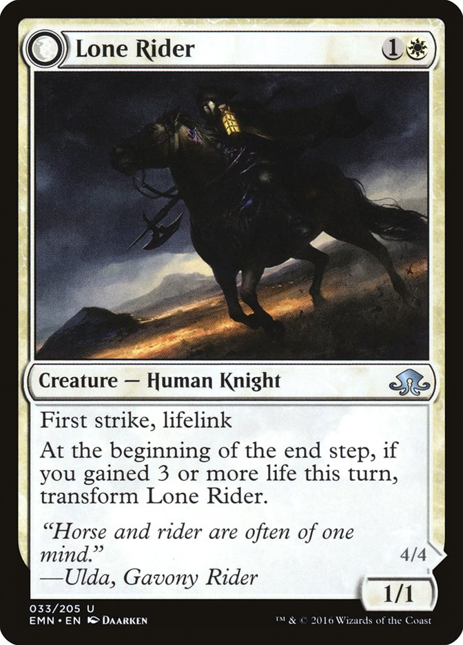 Lone Rider // It That Rides as One [Eldritch Moon] | Gate City Games LLC