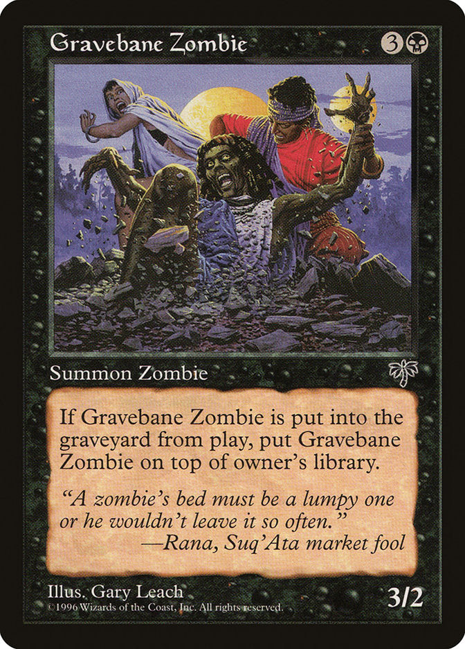 Gravebane Zombie [Mirage] | Gate City Games LLC