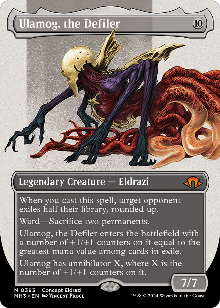 Ulamog, the Defiler (Borderless) [Modern Horizons 3] | Gate City Games LLC