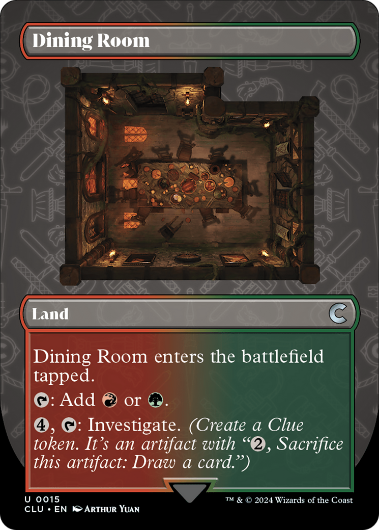 Dining Room (Borderless) [Ravnica: Clue Edition] | Gate City Games LLC