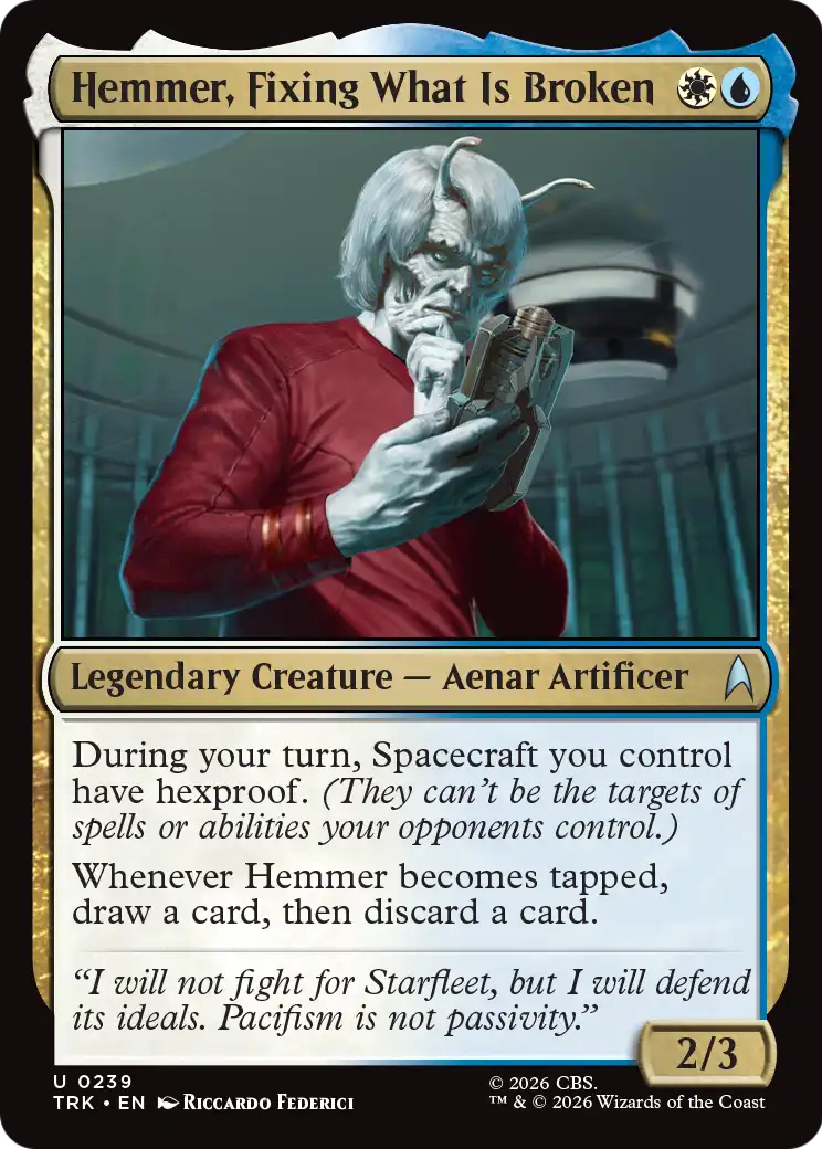 Hemmer, Fixing What Is Broken [Star Trek] | Gate City Games LLC