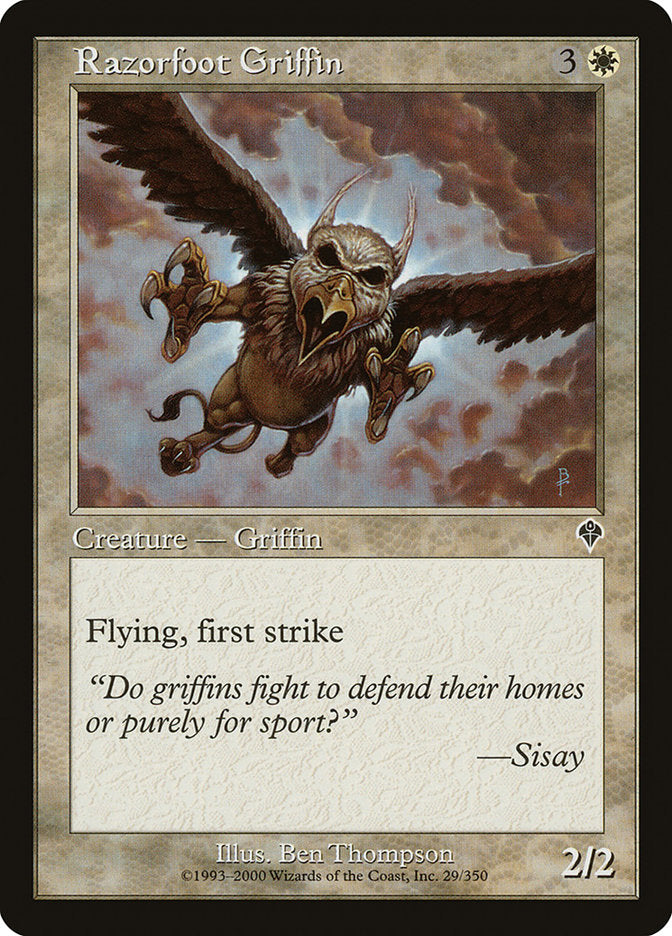 Razorfoot Griffin [Invasion] | Gate City Games LLC