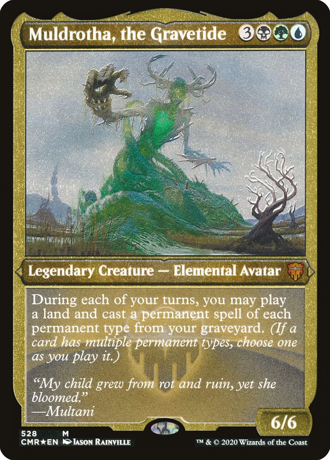 Muldrotha, the Gravetide (Etched) [Commander Legends] | Gate City Games LLC