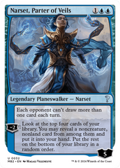 Narset, Parter of Veils (White Border) [Mystery Booster 2] | Gate City Games LLC