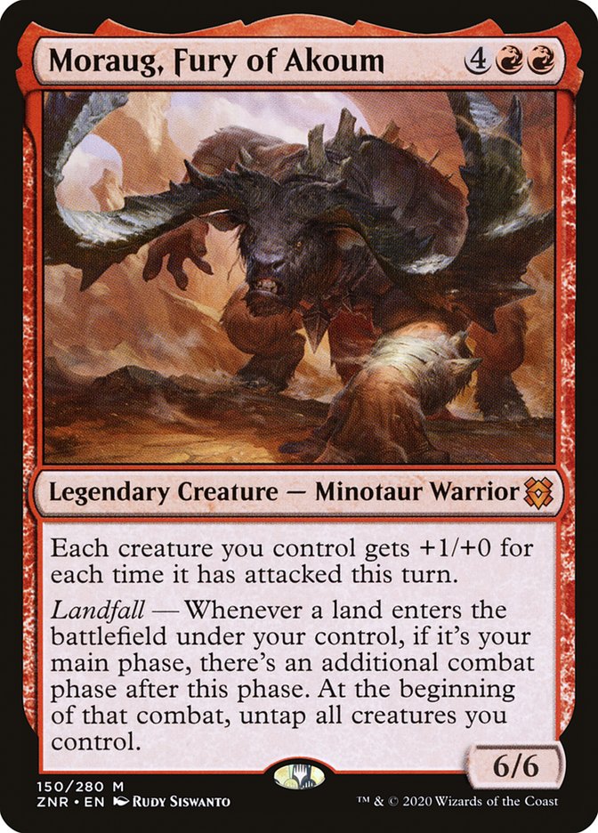 Moraug, Fury of Akoum [Zendikar Rising] | Gate City Games LLC