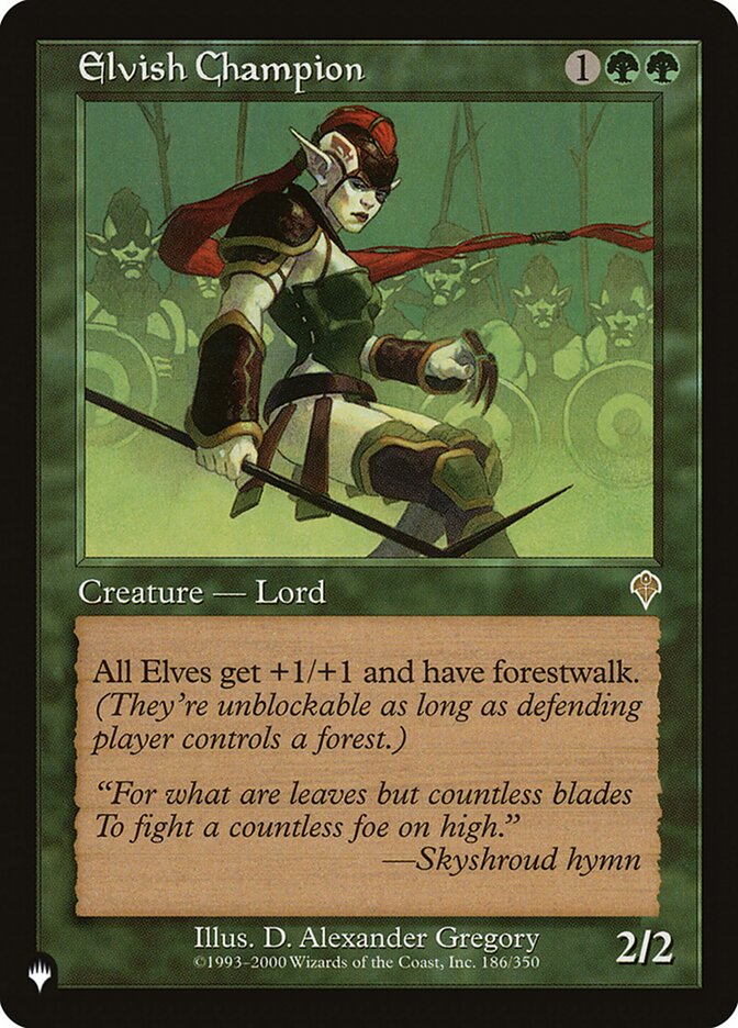 Elvish Champion [The List] | Gate City Games LLC