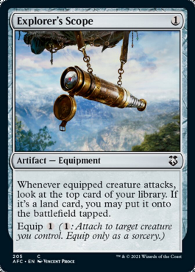 Explorer's Scope [Dungeons & Dragons: Adventures in the Forgotten Realms Commander] | Gate City Games LLC
