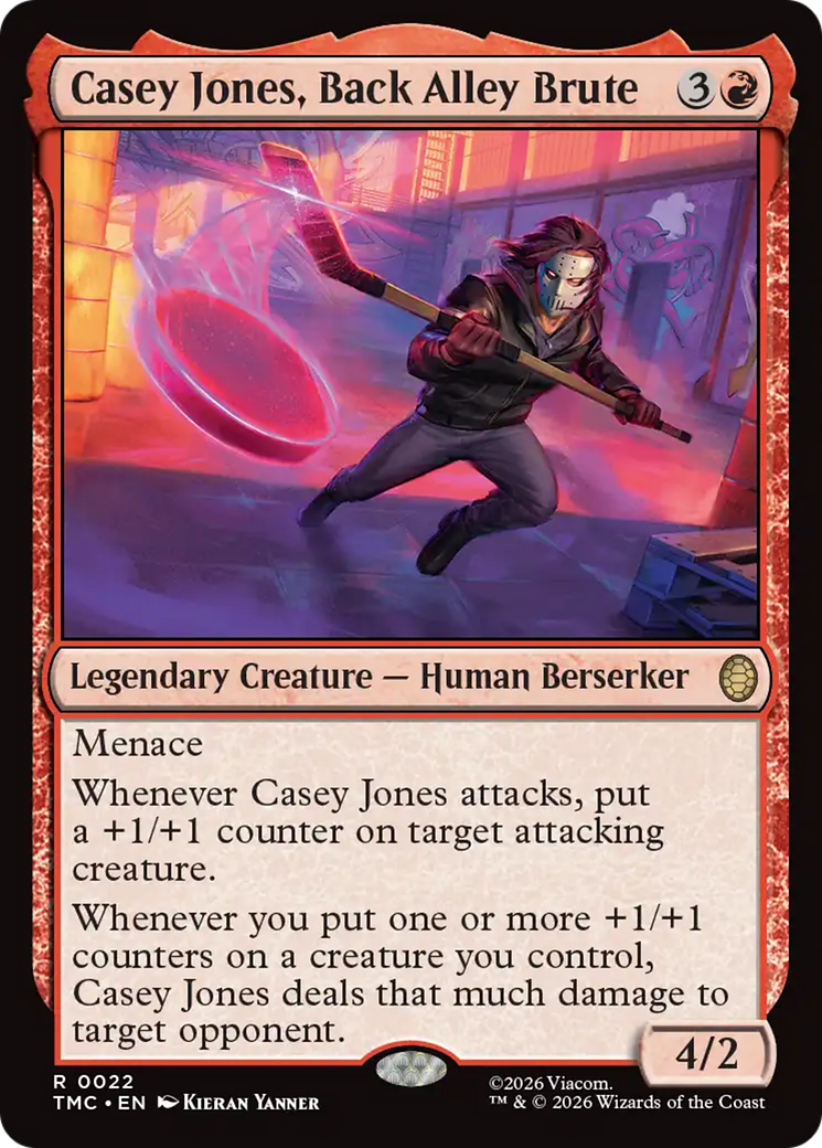 Casey Jones, Back Alley Brute [Teenage Mutant Ninja Turtles Commander] | Gate City Games LLC
