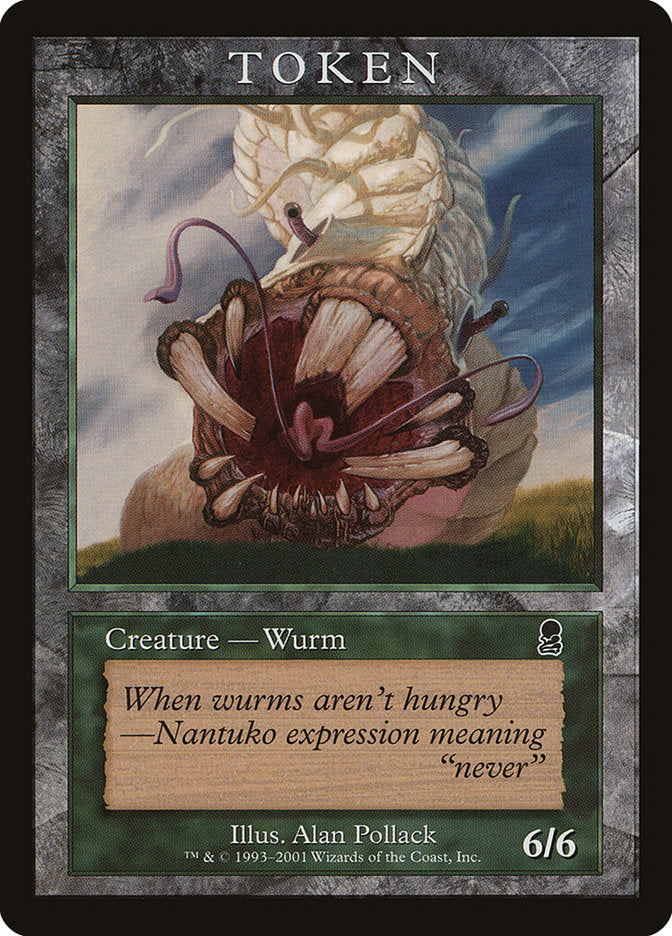 Wurm Token [Magic Player Rewards 2002] | Gate City Games LLC