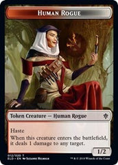 Human Rogue // Food (16) Double-Sided Token [Throne of Eldraine Tokens] | Gate City Games LLC