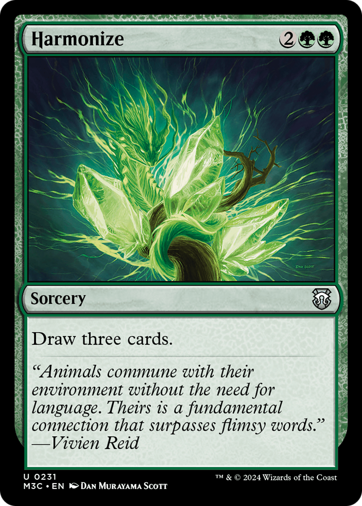 Harmonize (Ripple Foil) [Modern Horizons 3 Commander] | Gate City Games LLC