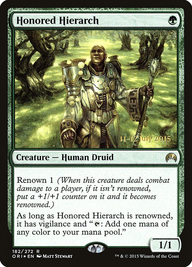 Honored Hierarch [Magic Origins Prerelease Promos] | Gate City Games LLC