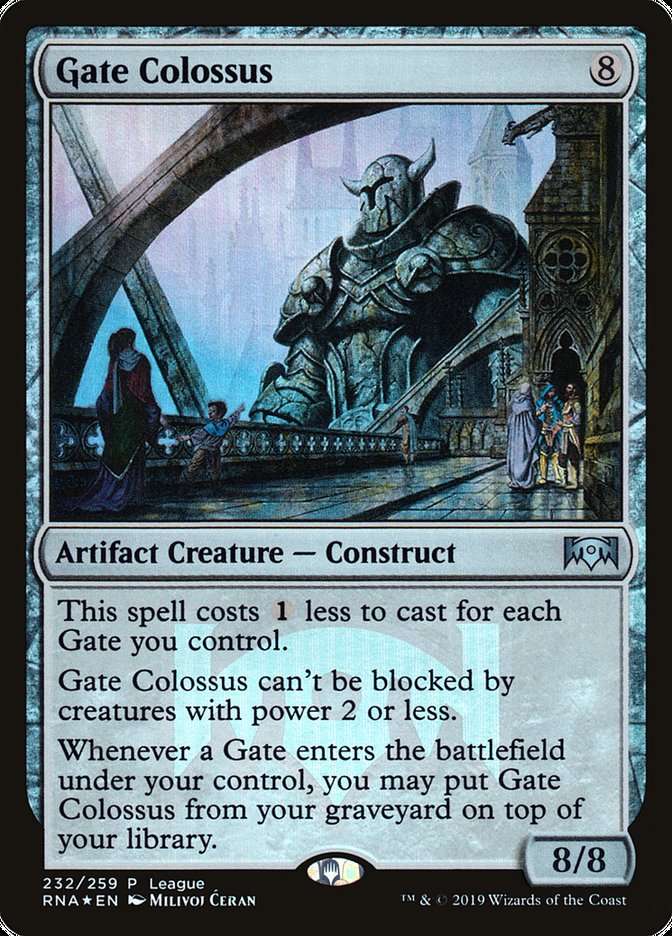 Gate Colossus (League) [Ravnica Allegiance Promos] | Gate City Games LLC