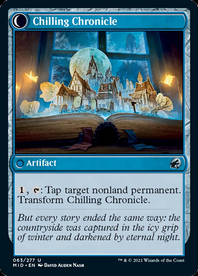 Mysterious Tome // Chilling Chronicle [Innistrad: Midnight Hunt] | Gate City Games LLC