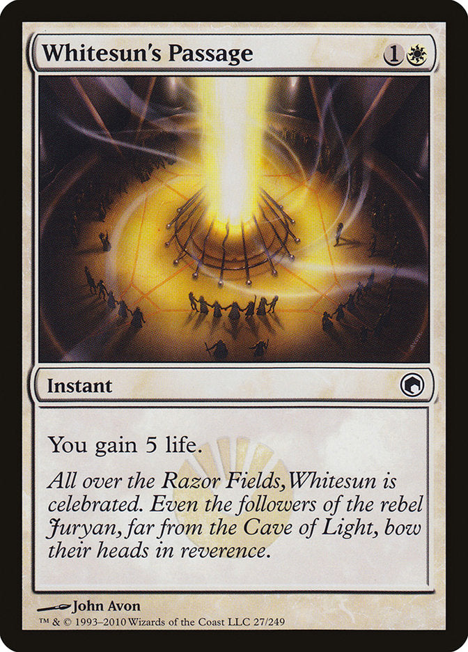 Whitesun's Passage [Scars of Mirrodin] | Gate City Games LLC