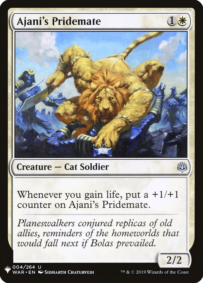 Ajani's Pridemate [Mystery Booster] | Gate City Games LLC