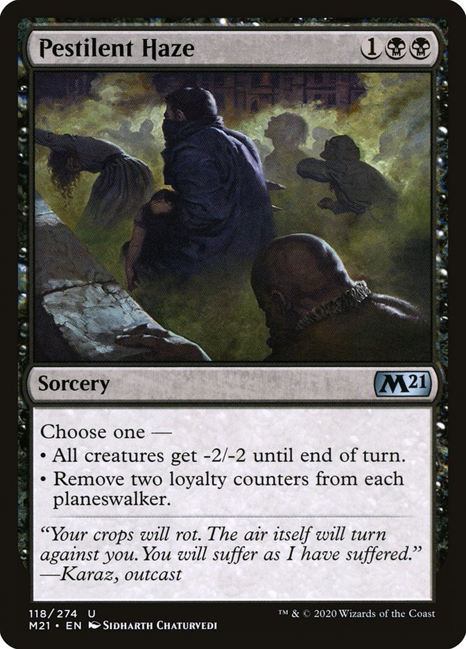 Pestilent Haze [Core Set 2021] | Gate City Games LLC