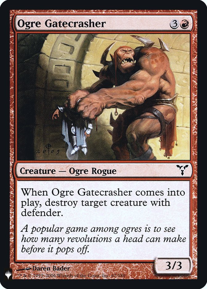 Ogre Gatecrasher [Mystery Booster] | Gate City Games LLC