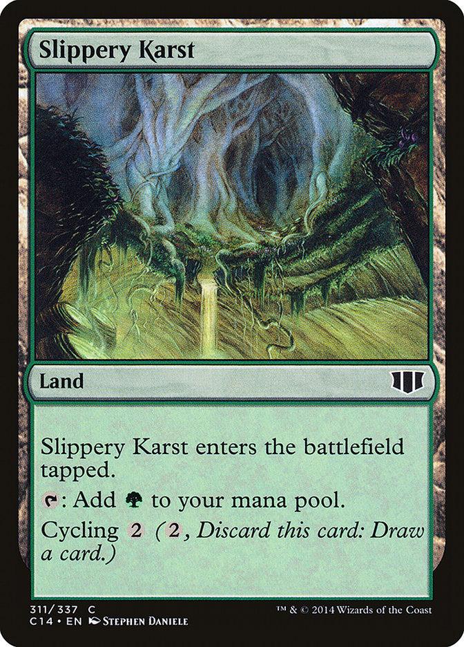 Slippery Karst [Commander 2014] | Gate City Games LLC