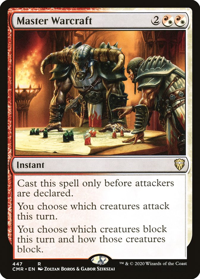 Master Warcraft [Commander Legends] | Gate City Games LLC